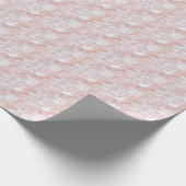 Vintage Pink Lace Coquette Wrapping Paper ラッピングペーパー (角)