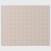 Vintage Pink Lace Coquette Wrapping Paper ラッピングペーパー (フラット)