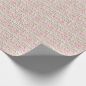 Vintage Pink Lace Coquette Wrapping Paper ラッピングペーパー (角)