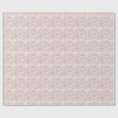 Vintage Pink Lace Coquette Wrapping Paper ラッピングペーパー (フラット)