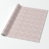 Vintage Pink Lace Coquette Wrapping Paper ラッピングペーパー (アンロールド)