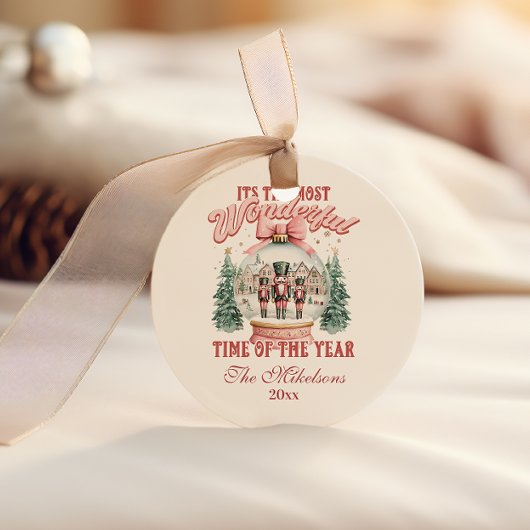 Vintage Pink Nutcracker Wonderland ラウンドシール