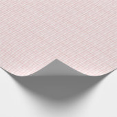 Vintage Pink Plaid Gingham Coquette Wrapping Paper ラッピングペーパー (角)
