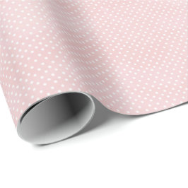 Vintage Pink Polka Dot Coquette Wrapping Paper ラッピングペーパー