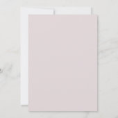 Vintage Pink Ribbons Wedding Invitation 招待状 (裏面)