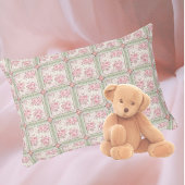 Vintage Pink Roses Patchwork アクセントクッション