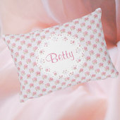 Vintage Pink Roses Patchwork クッション