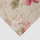 Vintage Pink Strawberries 薄葉紙 (詳細)