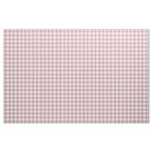 Vintage Pink & White Plaid Gingham ファブリック (ヤード)