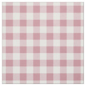 Vintage Pink & White Plaid Gingham ファブリック (見本)