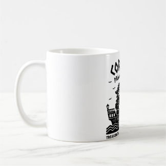 Vintage Pirate Linocut Mug- Corsario Privateers コーヒーマグカップ