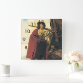 Vintage Pirates Buccaneer was a Picturesque Fellow スクエア壁時計 (ホーム)