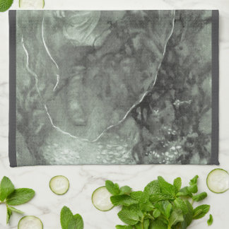 Vintage Pirates, Captain Goldsack by Howard Pyle キッチンタオル