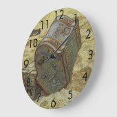 Vintage Pirates, William Kidd Burying Treasure ラージ壁時計 (傾斜)