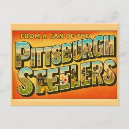Vintage  Pittsburgh Fan Postcard ポストカード