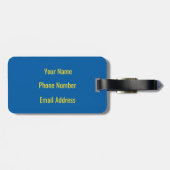 Vintage Pittsburgh Postcard Luggage Tag ラゲッジタグ (裏面横)