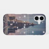 Vintage Pixel-Arcade Mystic Structure iPhone 16ケース (裏面横)