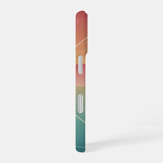 Vintage Planetary Orbits iPhone 16ケース (右側面)