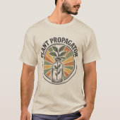 Vintage Plant Propagator Badge Tシャツ (正面)
