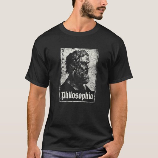 Vintage Plato Philosophia Ancient Hellenistic Phil Tシャツ (正面)
