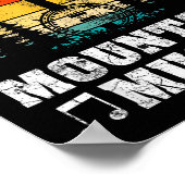 Vintage Play Me Some Mountain Music Mandolin  ポスター (角)