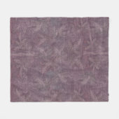 Vintage Plum Dragonfly Dance フリースブランケット (正面(横))