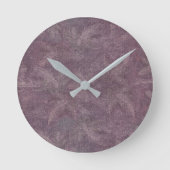 Vintage Plum Dragonfly Dance ラウンド壁時計 (正面)