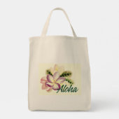 Vintage Plumeria Aloha   トートバッグ (裏面)