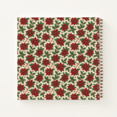 Vintage Poinsettia Holiday  ノートブック (裏面)