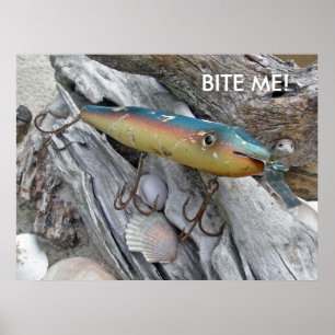 Vintage Point Jude Cape Codder Lure BITE ME! ポスター