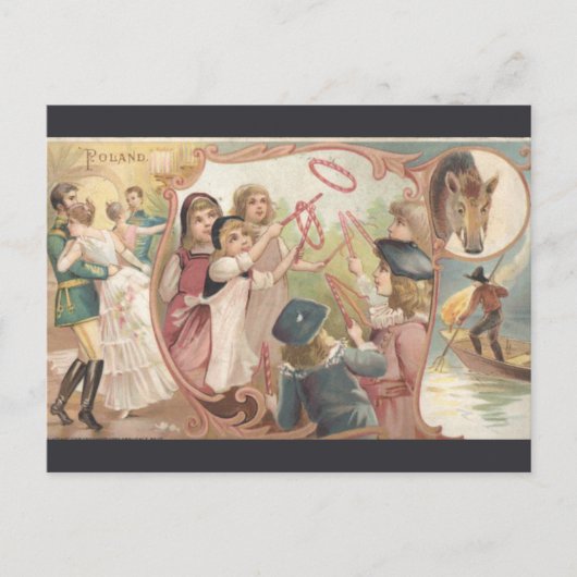 Vintage Poland ポストカード (正面)