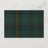 Vintage Polo Plaid Teddy Bear Diaper Raffle エンクロージャーカード (裏面)