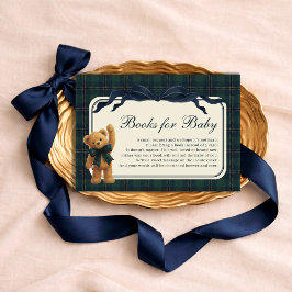 Vintage Polo Teddy Bear Books for Baby Boy エンクロージャーカード