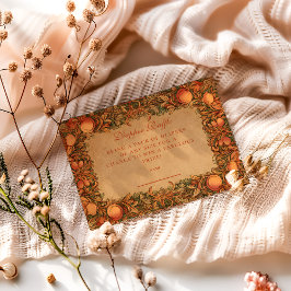 Vintage Pomegranate Art Nouveau Diapper Raffle エンクロージャーカード