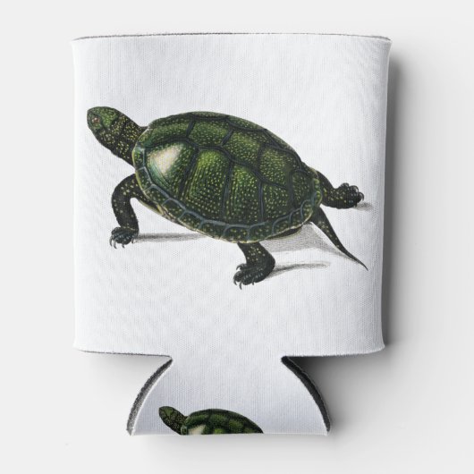 Vintage pond turtle 缶クーラー (正面)
