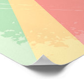 Vintage Pop Art Wrapped Candy ポスター (角)