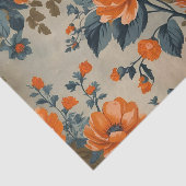 Vintage Poppy Orange Large Decoupage 薄葉紙 (詳細)