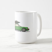Vintage Porsche 911 964 Christmas コーヒーマグカップ (正面右)