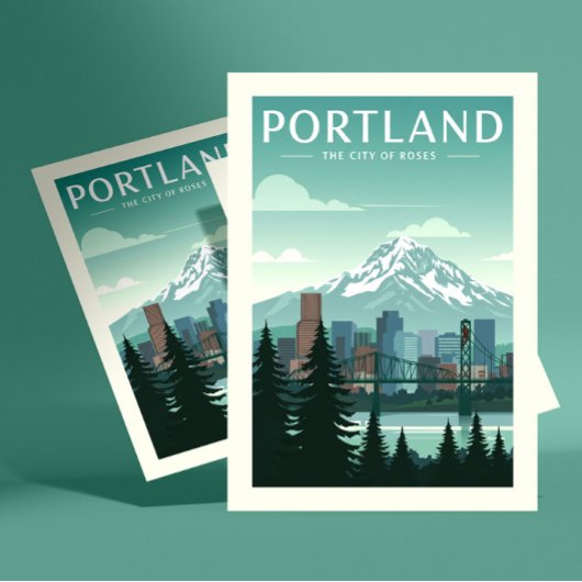 Vintage Portland ポストカード