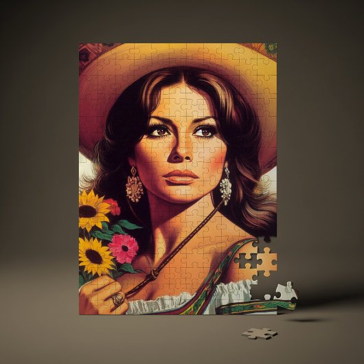 Vintage Portrait Pin Up ジグソーパズル