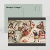 Vintage Portugal ポストカード (正面/裏面)