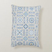 Vintage Portugal Azulejo traditional アクセントクッション (裏面(縦))