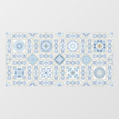 Vintage Portugal Azulejo traditional ウィンドウサイン (シート)