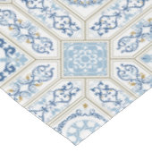 Vintage Portugal Azulejo traditional テーブルクロス (アングル)