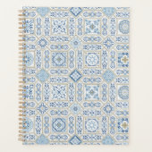 Vintage Portugal Azulejo traditional プランナー手帳 (正面)