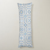 Vintage Portugal Azulejo traditional ボディピロー (裏面 (縦))