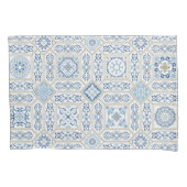 Vintage Portugal Azulejo traditional 枕カバー (正面左)