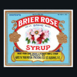 Vintage Poster - Brier Rose Syrup ポスター<br><div class="desc">Vintage Poster - Brier Rose Syrup</div>