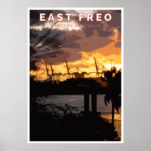 Vintage Poster - East Fremantle，西オーストラリア ポスター (正面)