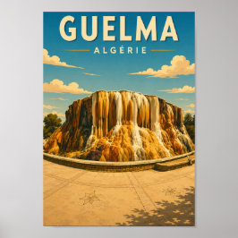 Vintage poster Hammam Meskhoutine (Algérie) ポスター